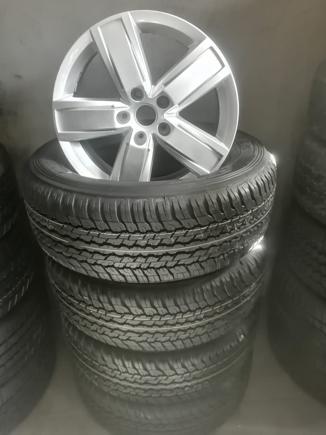 18" VW Amarok original mag to use for spare. Dunlop Grandtrek A/T brand ne - Private Seller 18" VW Amarok original mag to use for spare. Dunlop Grandtrek A/T brand ne - Private Seller
