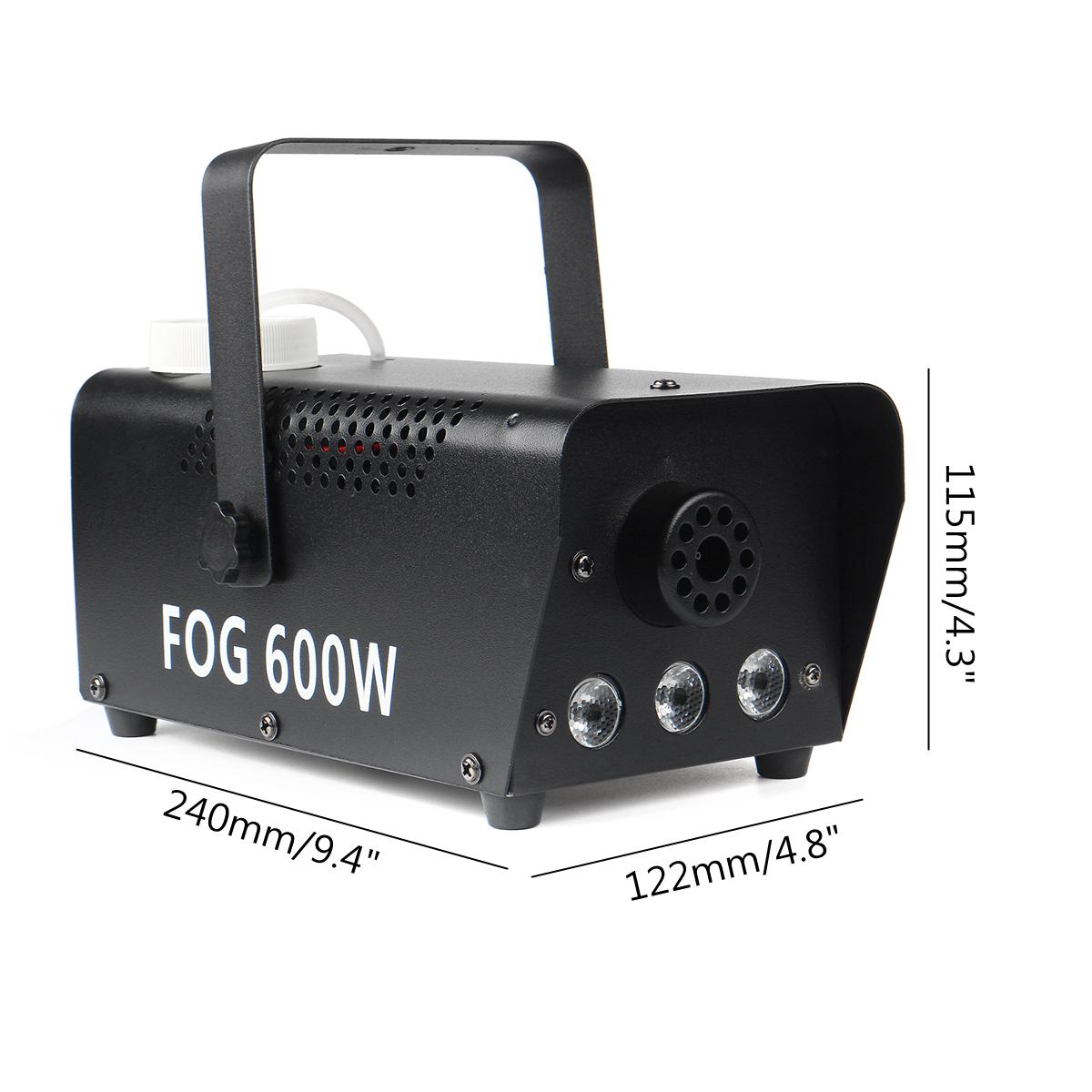 Smoke, Fog Machine 600W Heavy Duty, Compact & High Capacity. Brand New Products