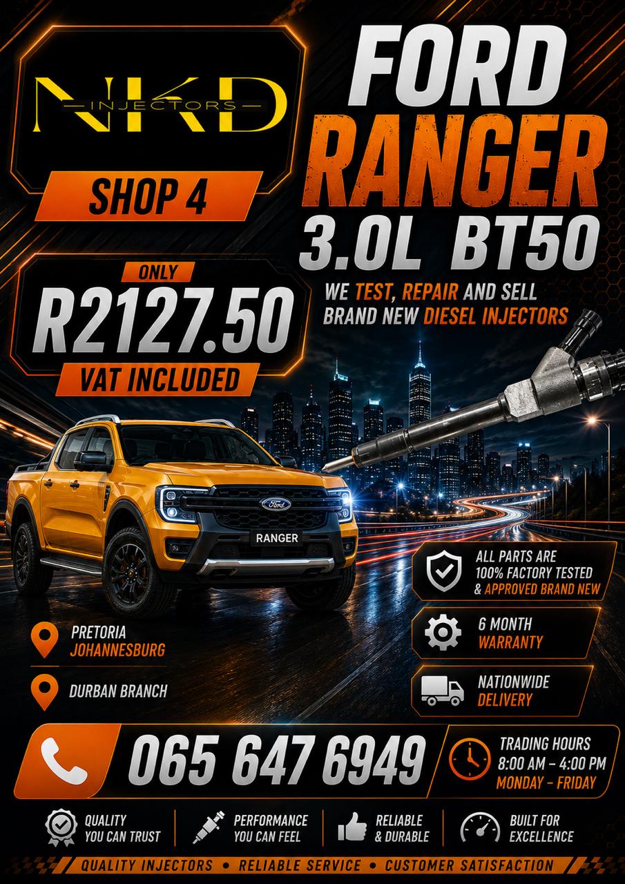 NKD_Recon_Ford_Ranger_3L_Diesel_Injectors - Private Seller NKD_Recon_Ford_Ranger_3L_Diesel_Injectors - Private Seller