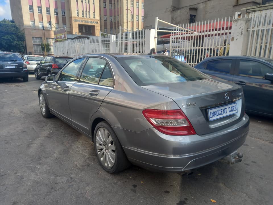 2011 MERCEDES BENZ C180 PETROL, AUTOMATIC TRANSMISSION, GREY COLOUR