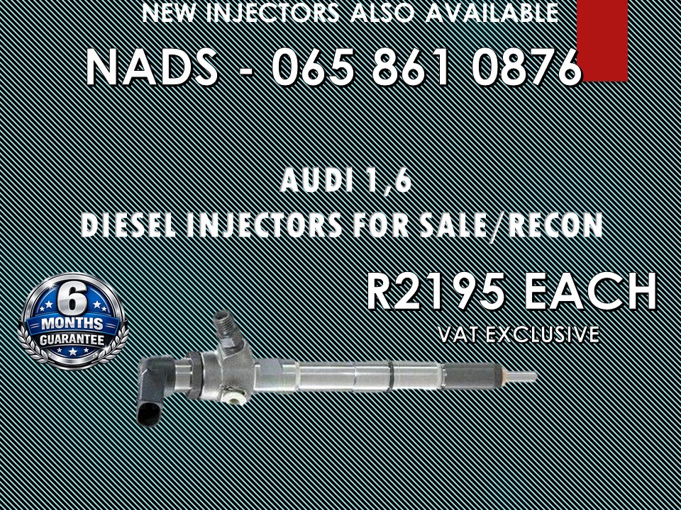 AUDI 1.6 DIESEL INJECTORS FOR SALE OR TO RECON - Private Seller AUDI 1.6 DIESEL INJECTORS FOR SALE OR TO RECON - Private Seller