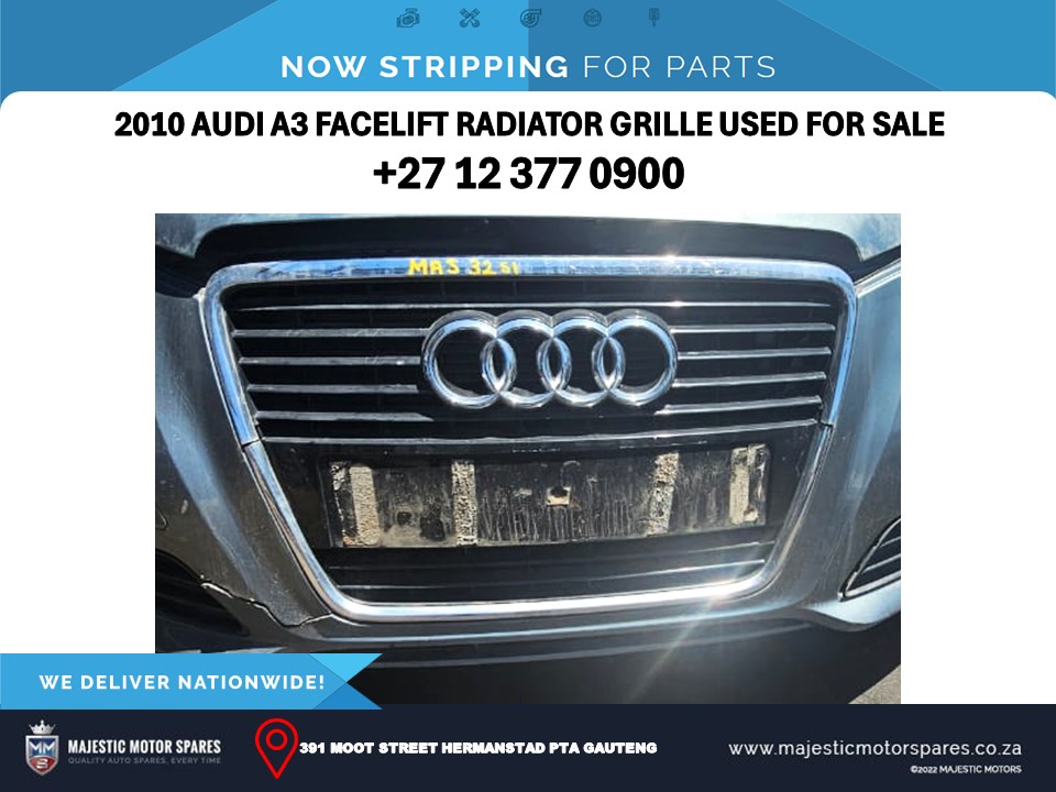 2010 Audi A3 Facelift Radiator Grille Used for Sale - Private Seller 2010 Audi A3 Facelift Radiator Grille Used for Sale - Private Seller