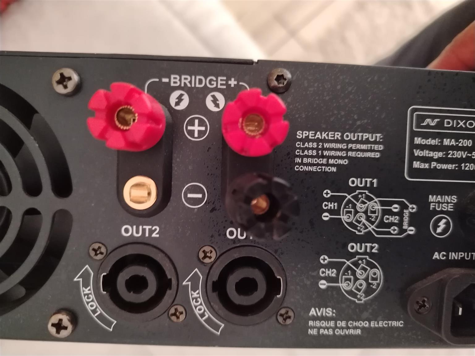P. A SOUND EQUIPMENT FOR SALE