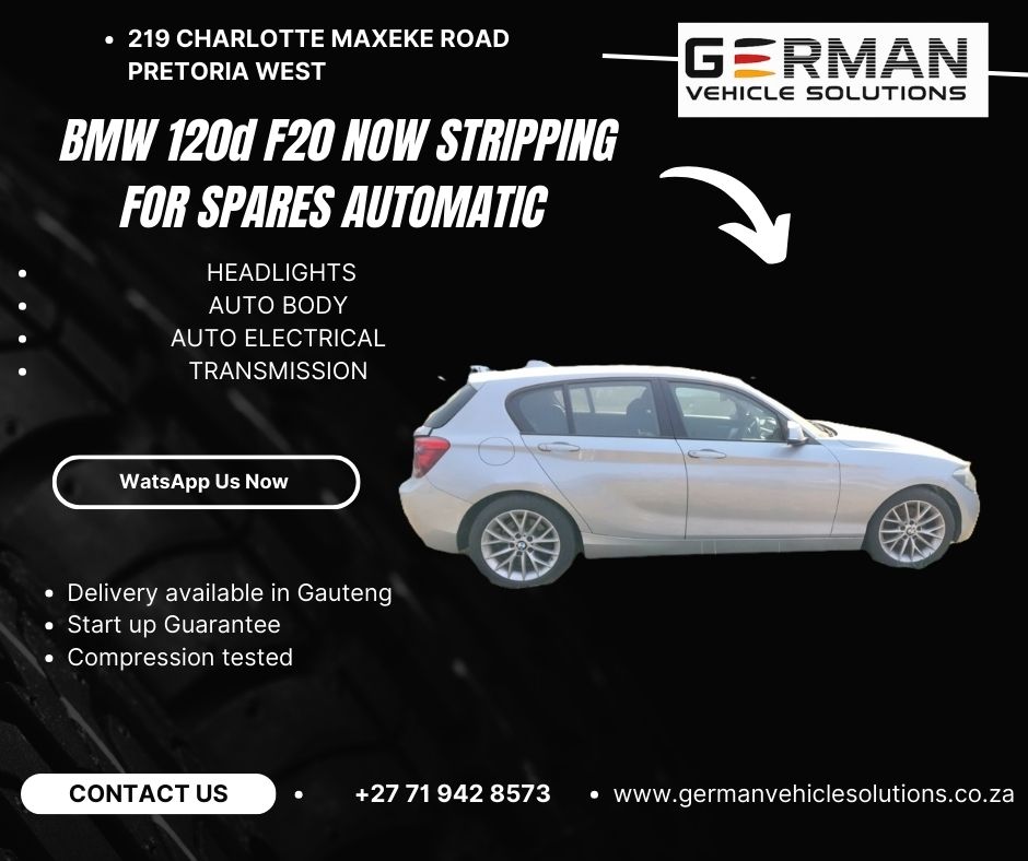 2011 BMW 120d f20 now stripping for spares and parts - Private Seller 2011 BMW 120d f20 now stripping for spares and parts - Private Seller