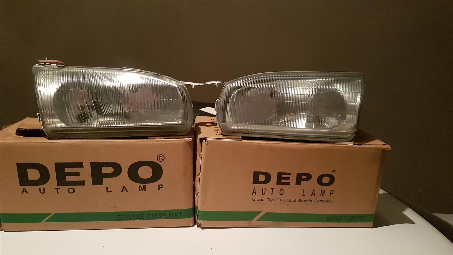 2xfront headlights for toyota Corolla 160i gle 98model RXI shape 2xfront headlights for toyota Corolla 160i gle 98model RXI shape