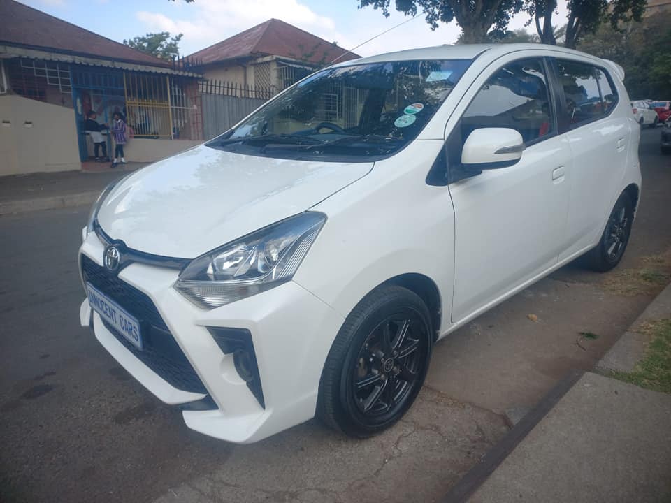 2021 TOYOTA AGYA 1.0 PETROL, AUTOMATIC, WHITE COLOR, MILEAGE 77000KMS
