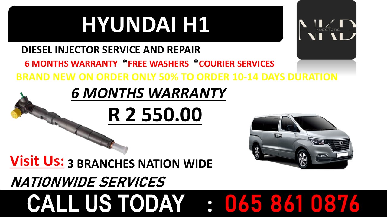 HYUNDAI H1 2.5 DIESEL INJECTORS FOR SALE WE SELL OR RECON - Private Seller HYUNDAI H1 2.5 DIESEL INJECTORS FOR SALE WE SELL OR RECON - Private Seller