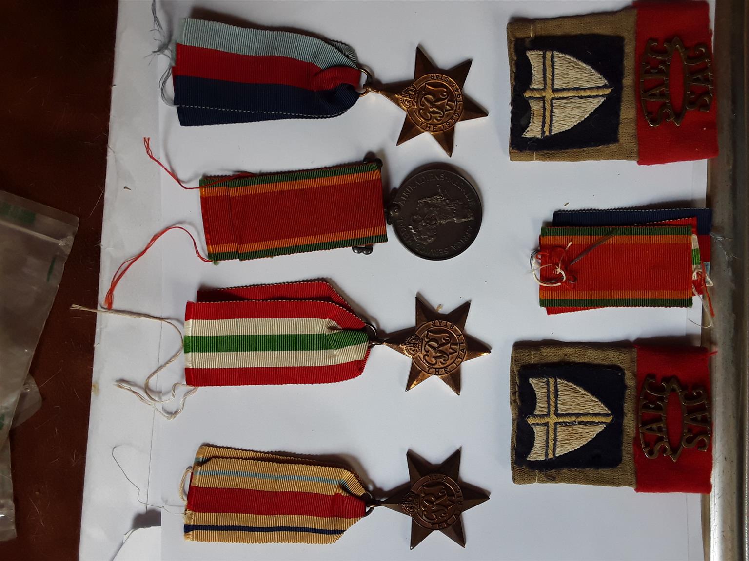 World War 2 South African war medals World War 2 South African war medals