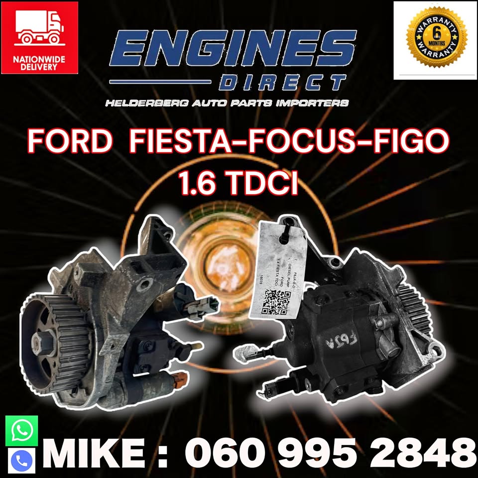 Import low mileage Ford 1.6 TDCI Diesel Pump - Private Seller