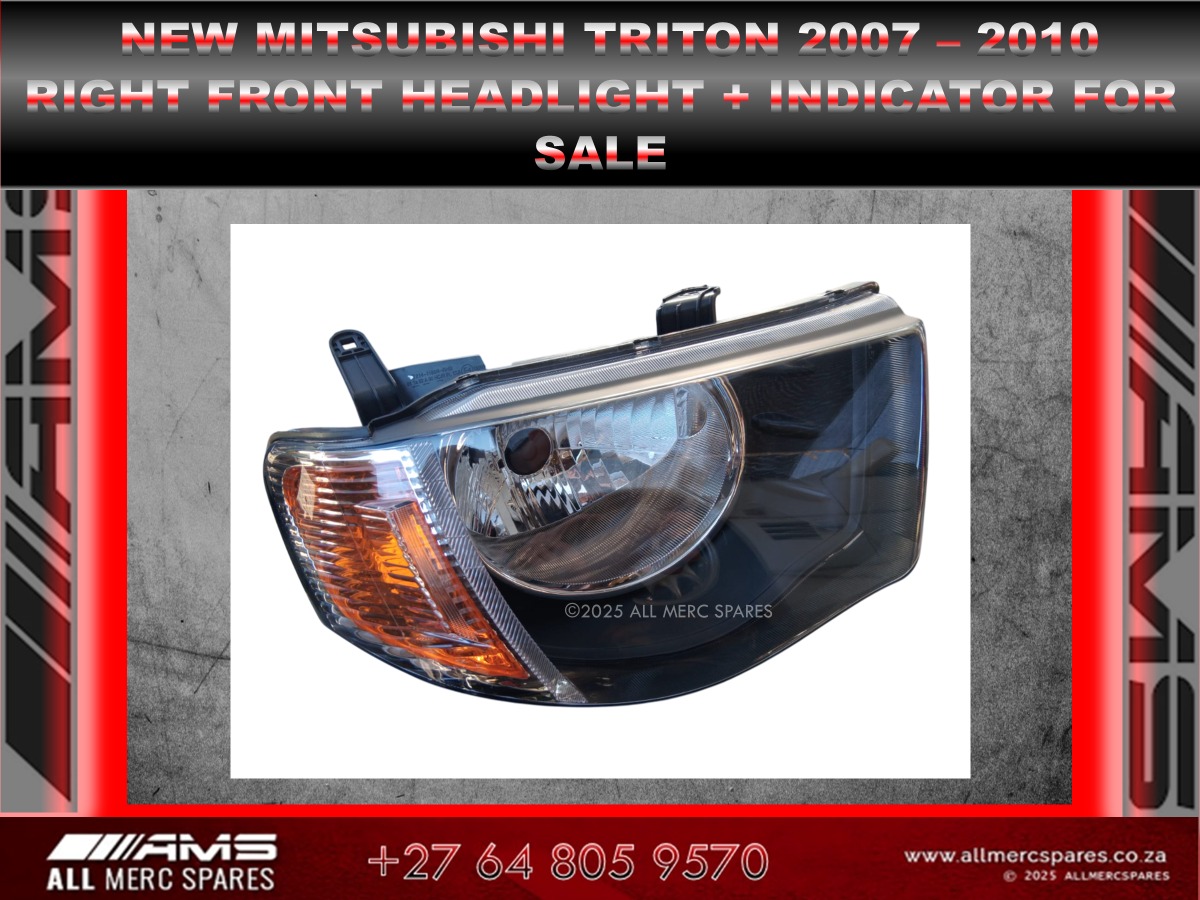 NEW TRITON 2007–2010 RIGHT HEADLIGHT + INDICATOR