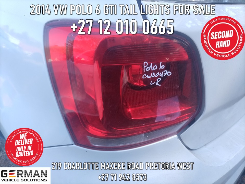 VW polo 6 gti tail lights 2014 – bright and reliable tail lights for sale - Private Seller VW polo 6 gti tail lights 2014 – bright and reliable tail lights for sale - Private Seller