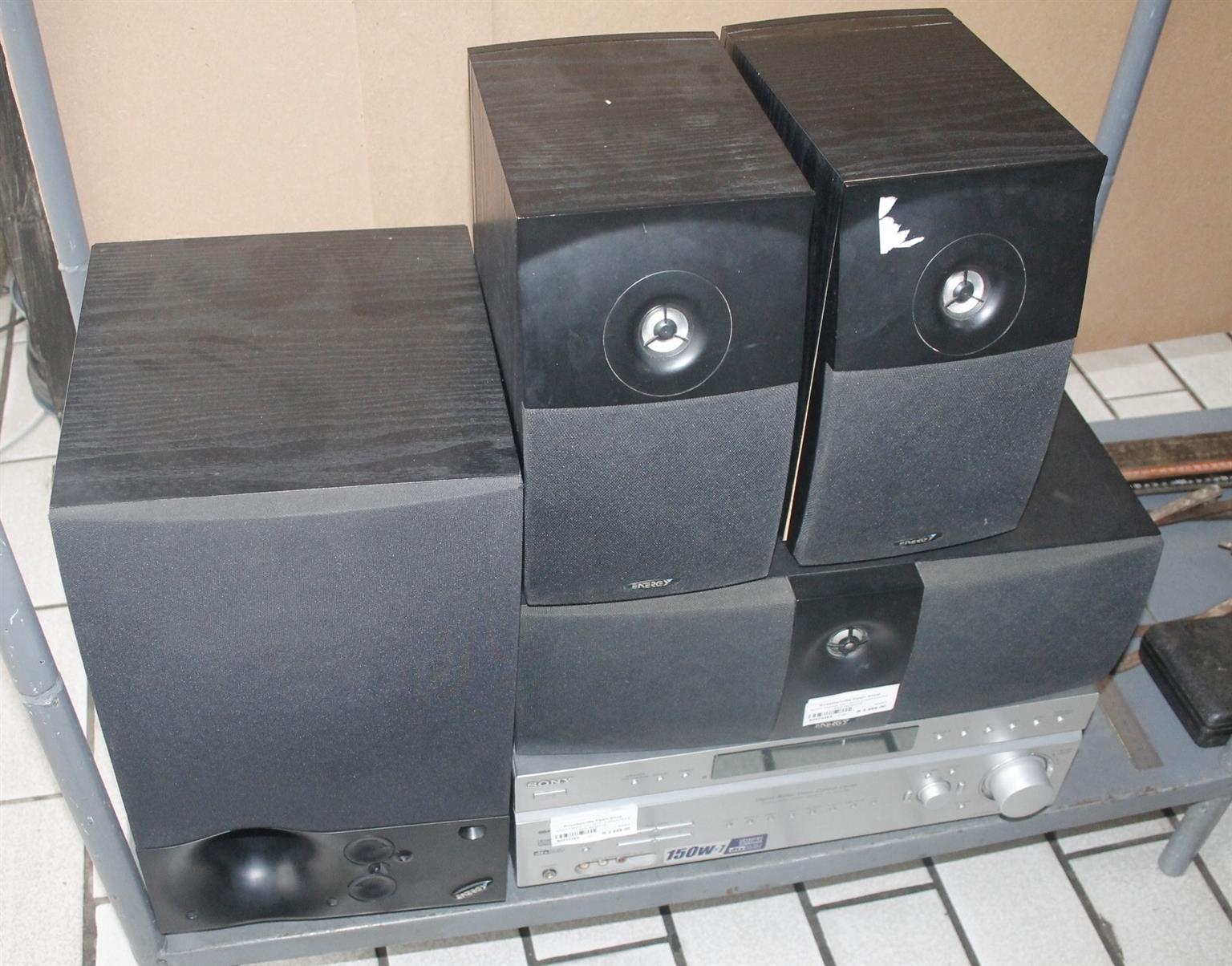 Sony hifi with speakers and remote S047238A #Rosettenvillepawnshop