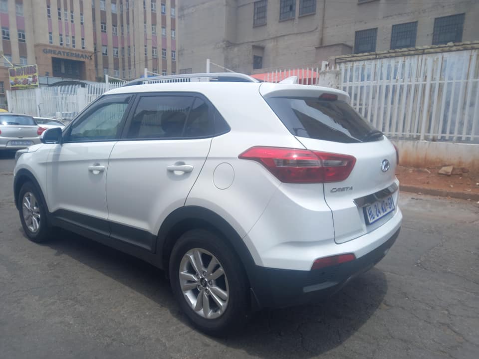 2018 HYUNDAI CRETA 1.6 PETROL, AUTOMATIC TRANSMISSION, WHITE COLOUR