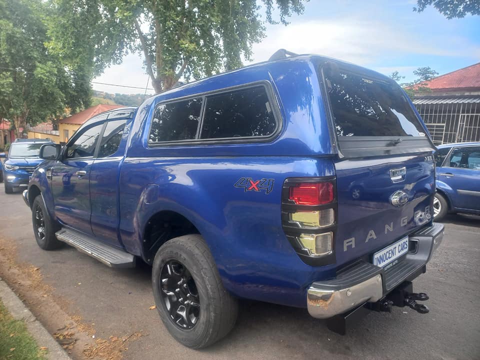 2018 FORD RANGER C-CAB 3.2 XLT DIESEL, AUTOMATIC 4X4, BLUE COLOR, MILEAGE