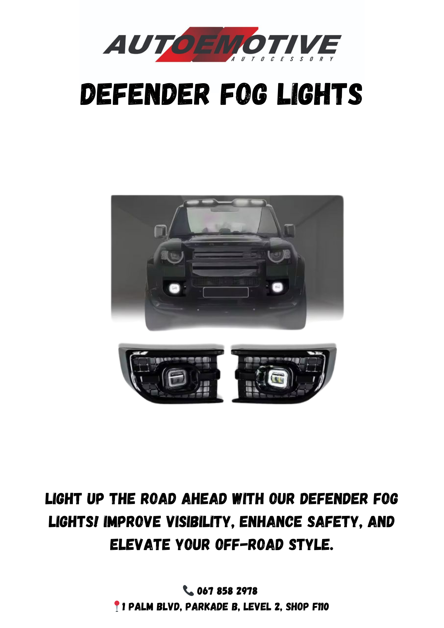 LAND ROVER DEFENDER FOG LIGHTS - Private Seller