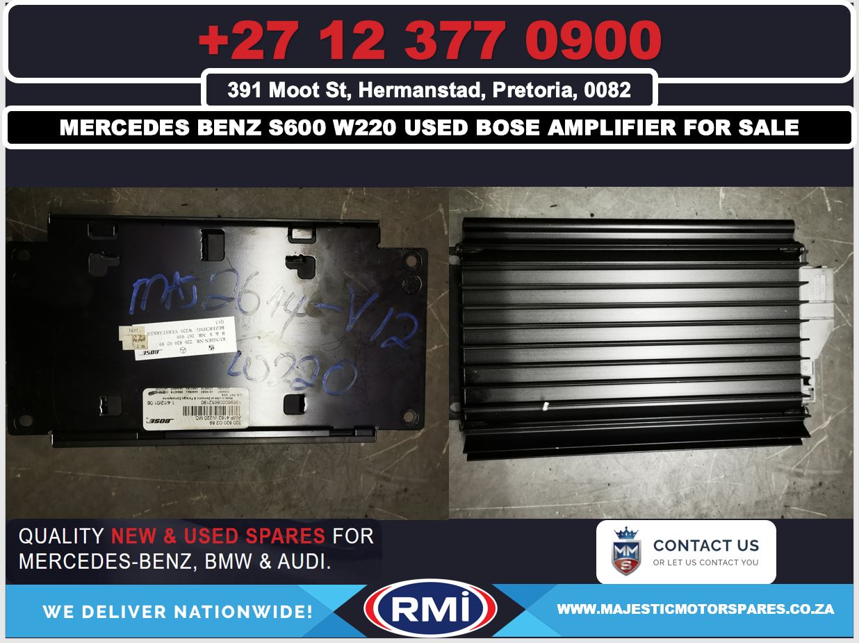 Mercedes Benz S600 W220 used BOSE amplifier for sale