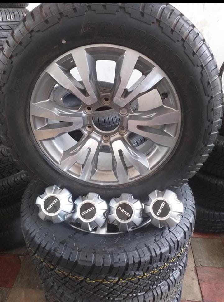 18" Isuzu D-Max/KB original mag with brand new 255/60/18 General Grabber A/T to - Private Seller 18" Isuzu D-Max/KB original mag with brand new 255/60/18 General Grabber A/T to - Private Seller