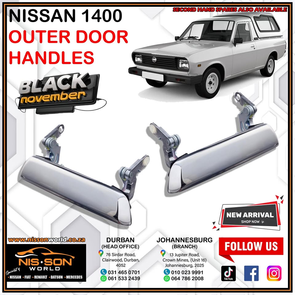 Nissan 1400 Outer Door Handles - Private Seller Nissan 1400 Outer Door Handles - Private Seller
