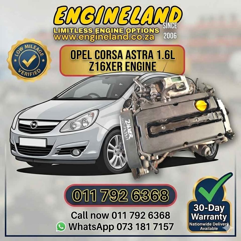 Opel Corsa, Astra 1.6L Z16XER engine - Chevrolet F16D4 - Private Seller Opel Corsa, Astra 1.6L Z16XER engine - Chevrolet F16D4 - Private Seller