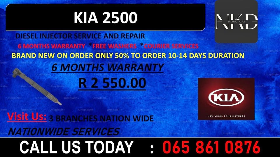 KIA 2500 INJECTORS FOR SALE OR SERVICE EXCHANGE WITH WARRANTY - Private Seller KIA 2500 INJECTORS FOR SALE OR SERVICE EXCHANGE WITH WARRANTY - Private Seller