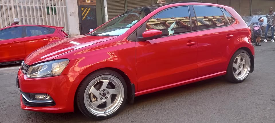 2015 VW POLO 6 1.2TSI, MANUAL, RED COLOUR, MILEAGE 94000KM