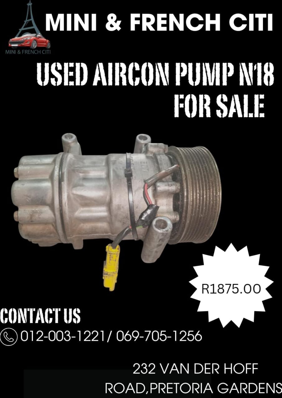 AIRCON PUMP N18 USED FOR SALE - Private Seller