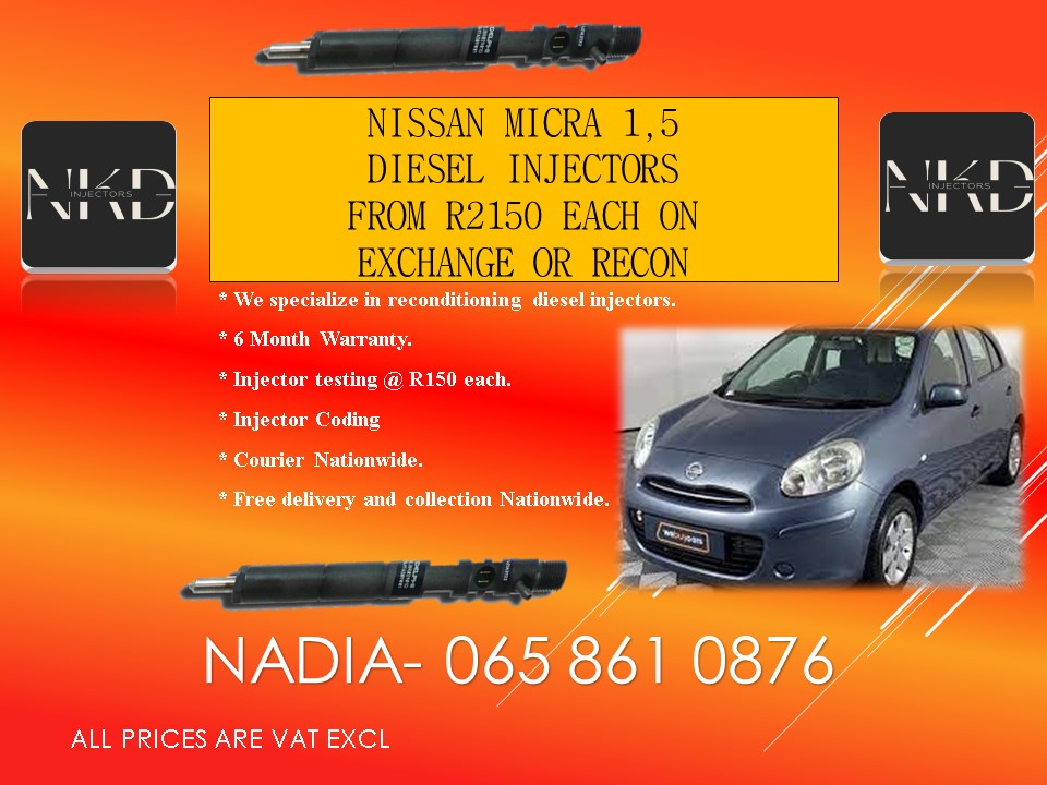 Nissan Micra 1.5 DCI Delphi diesel injectors for sale on exchange - Private Seller Nissan Micra 1.5 DCI Delphi diesel injectors for sale on exchange - Private Seller