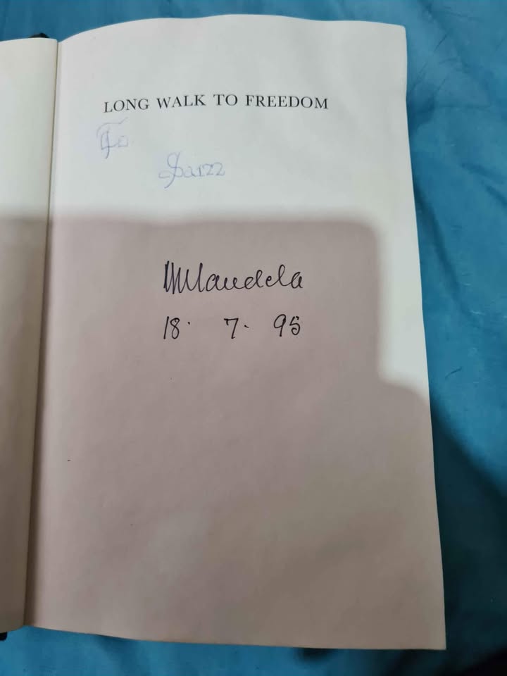 Long Walk To Freedom signed by Nelson Mandela