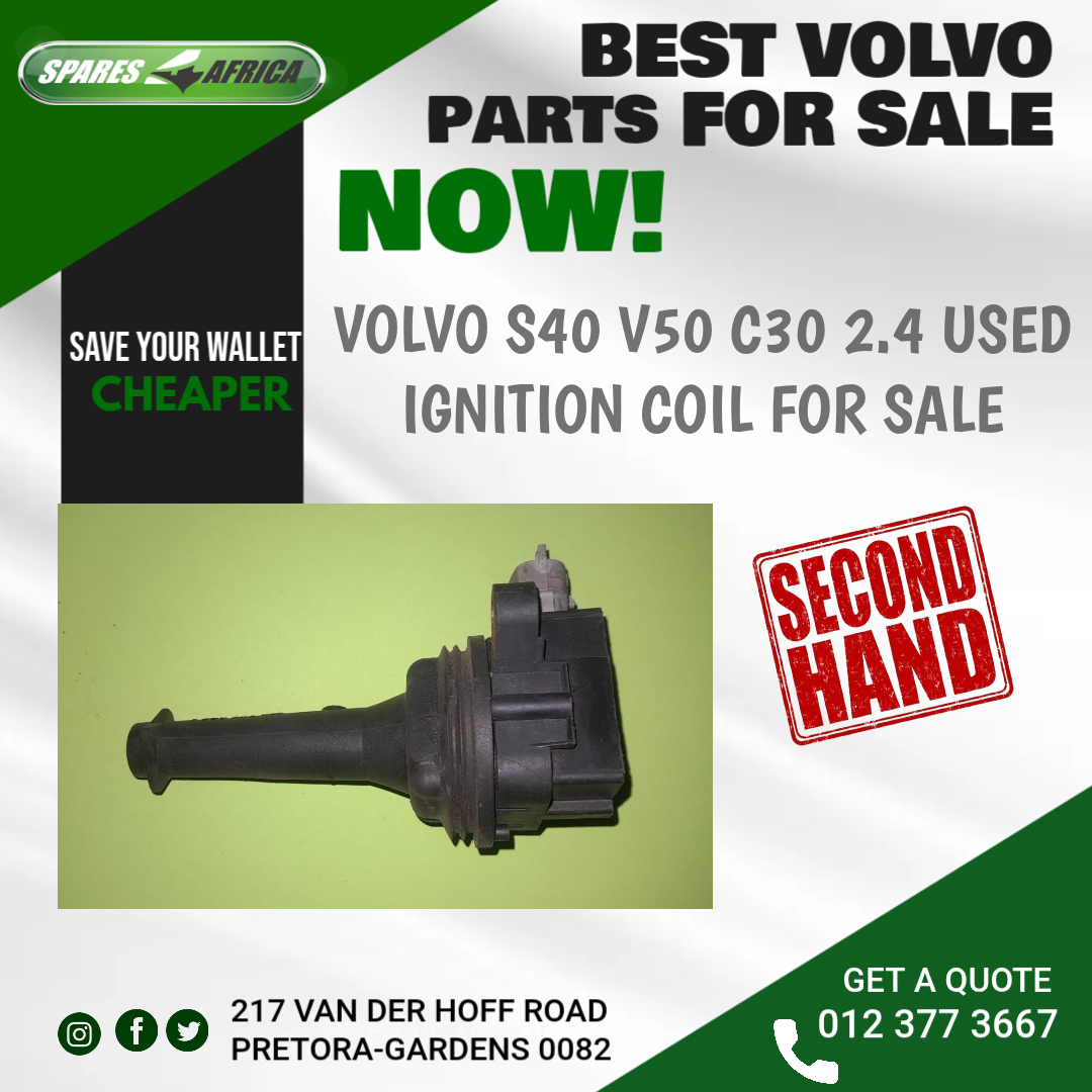 VOLVO S40 / V50 / C30 2.5 USED IGNITION COIL FOR SALE - Private Seller VOLVO S40 / V50 / C30 2.5 USED IGNITION COIL FOR SALE - Private Seller