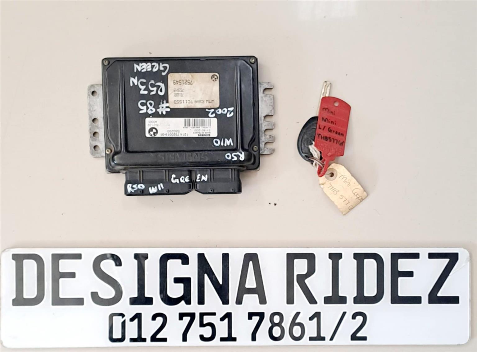 MINI COOPER R50/R53N W10 2002 AND 2003 MODEL LOCK-SETS AVAILABLE