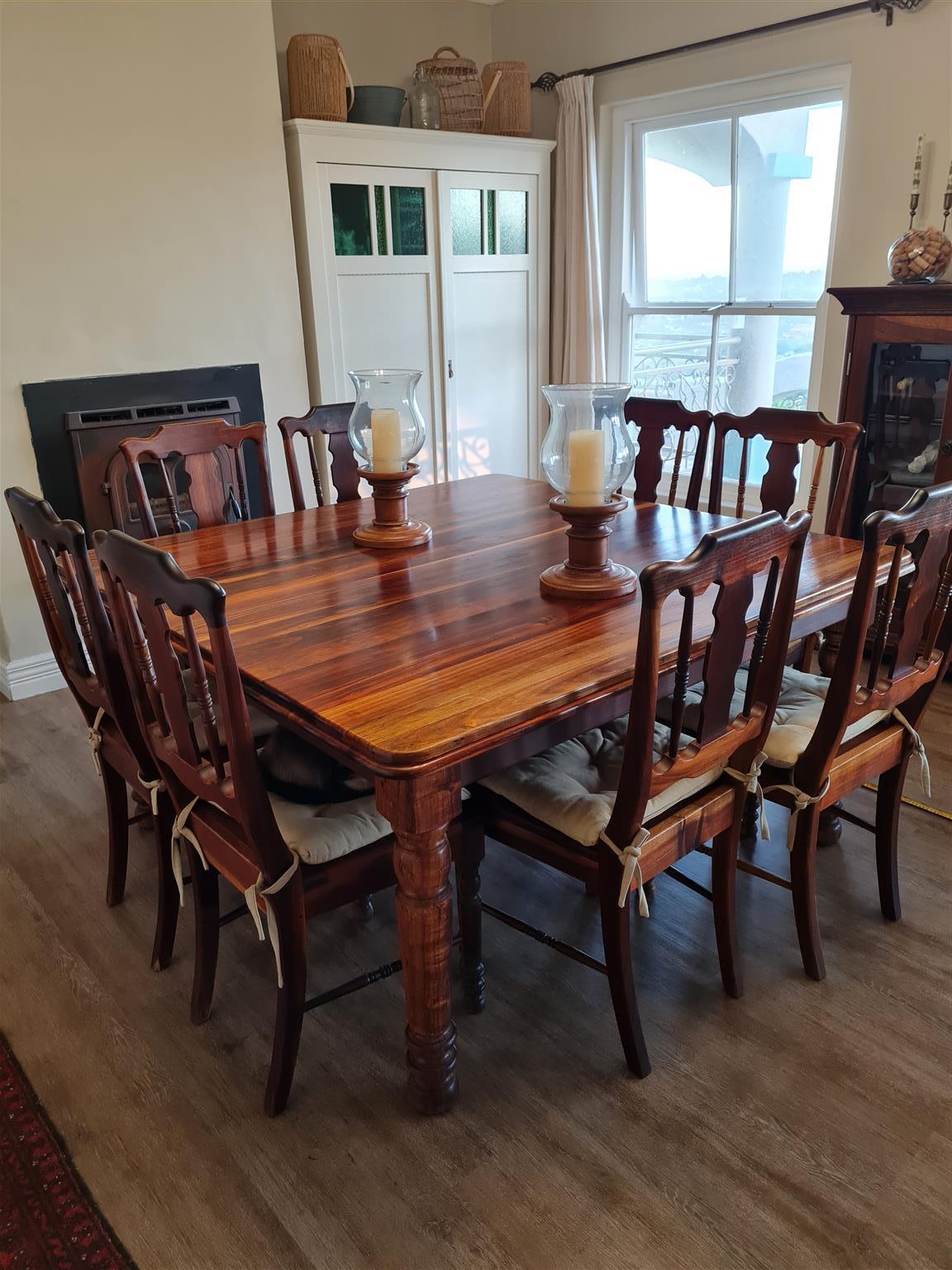 blackwood dining table 8 seater