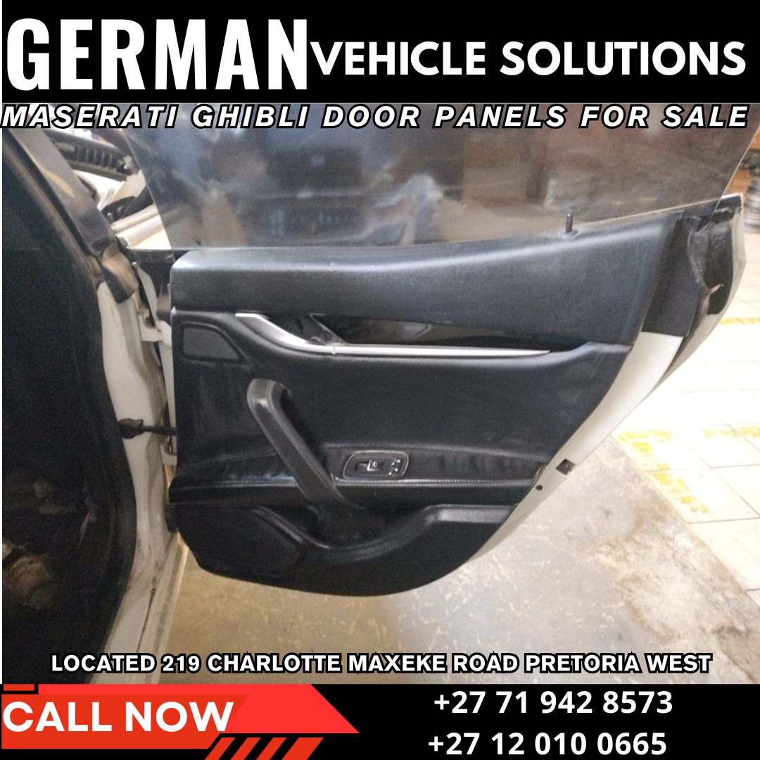 Maserati Ghibli door panels interior trim for sale - Private Seller Maserati Ghibli door panels interior trim for sale - Private Seller