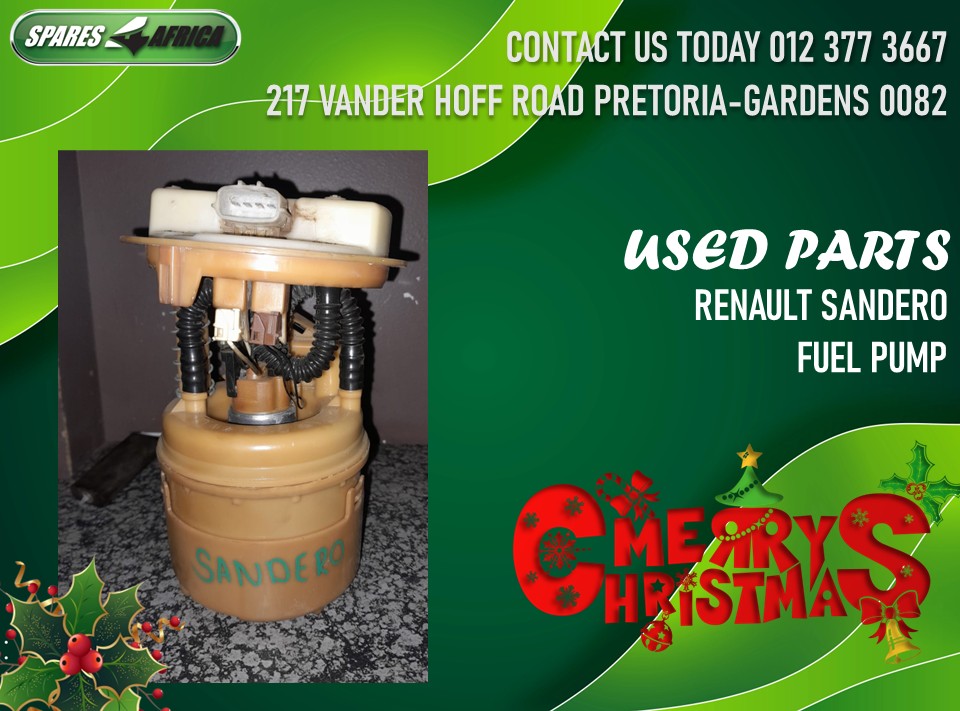 USED RENAULT SANDERO FUEL PUMP - Private Seller USED RENAULT SANDERO FUEL PUMP - Private Seller