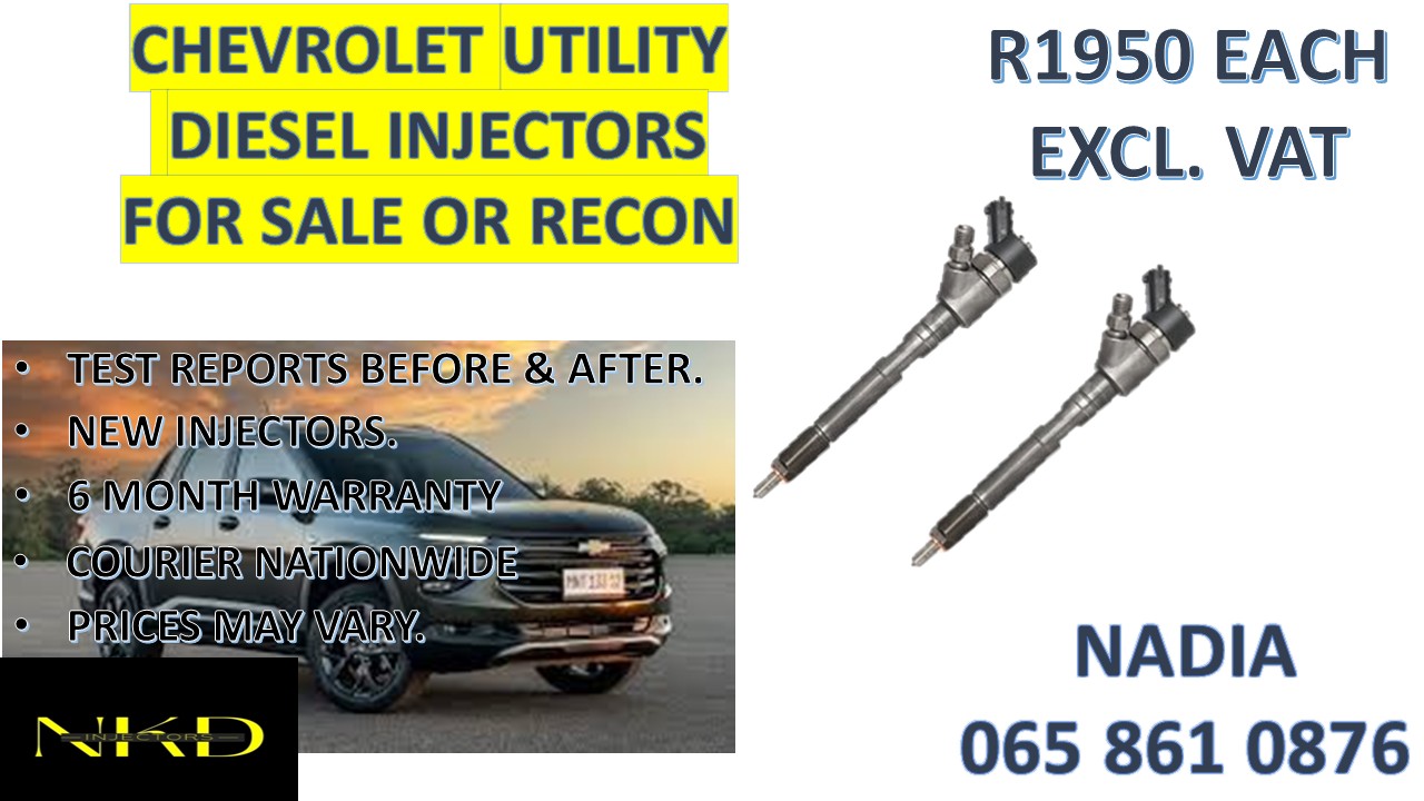 DIESEL INJECTORS FOR SALE FOR CHEVROLET UTILITY BOSCH - Private Seller DIESEL INJECTORS FOR SALE FOR CHEVROLET UTILITY BOSCH - Private Seller