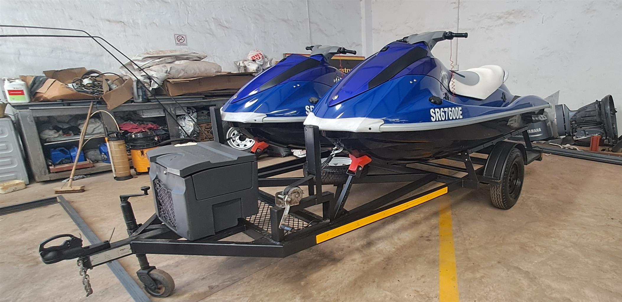 2 x VX 1100 Jet ski's and trailer