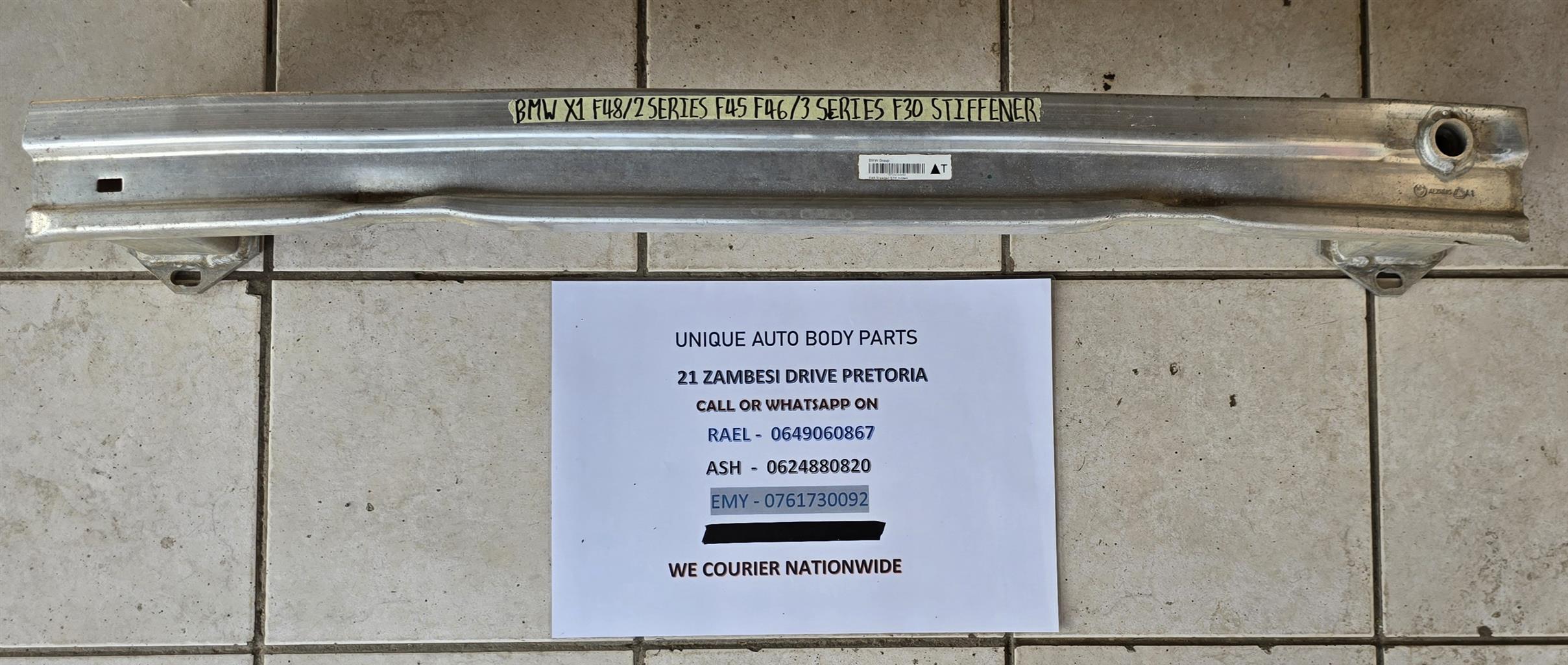 BMW X1 F48 / 2 Series F45 F46 / 3 Series F30 Stiffener BMW X1 F48 / 2 Series F45 F46 / 3 Series F30 Stiffener