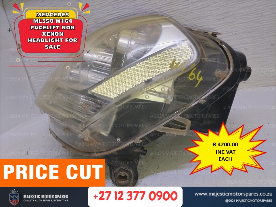 mercedes ml350 w164 facelift non-xenon headlight for sale