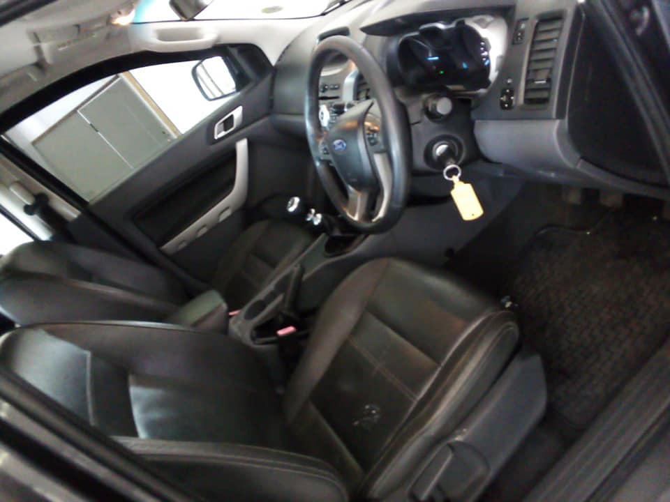2014 FORD RANGER 3.2 XLT DOUBLE CAB 4x2 GREY, MANUAL, DIESEL  LEATHER INTERIOR