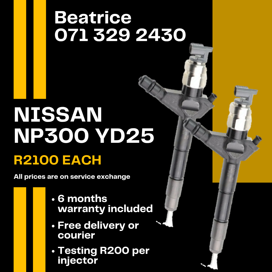 NISSAN NP300 YD25 DIESEL INJECTORS FOR SALE WITH WARRANTY - Private Seller NISSAN NP300 YD25 DIESEL INJECTORS FOR SALE WITH WARRANTY - Private Seller
