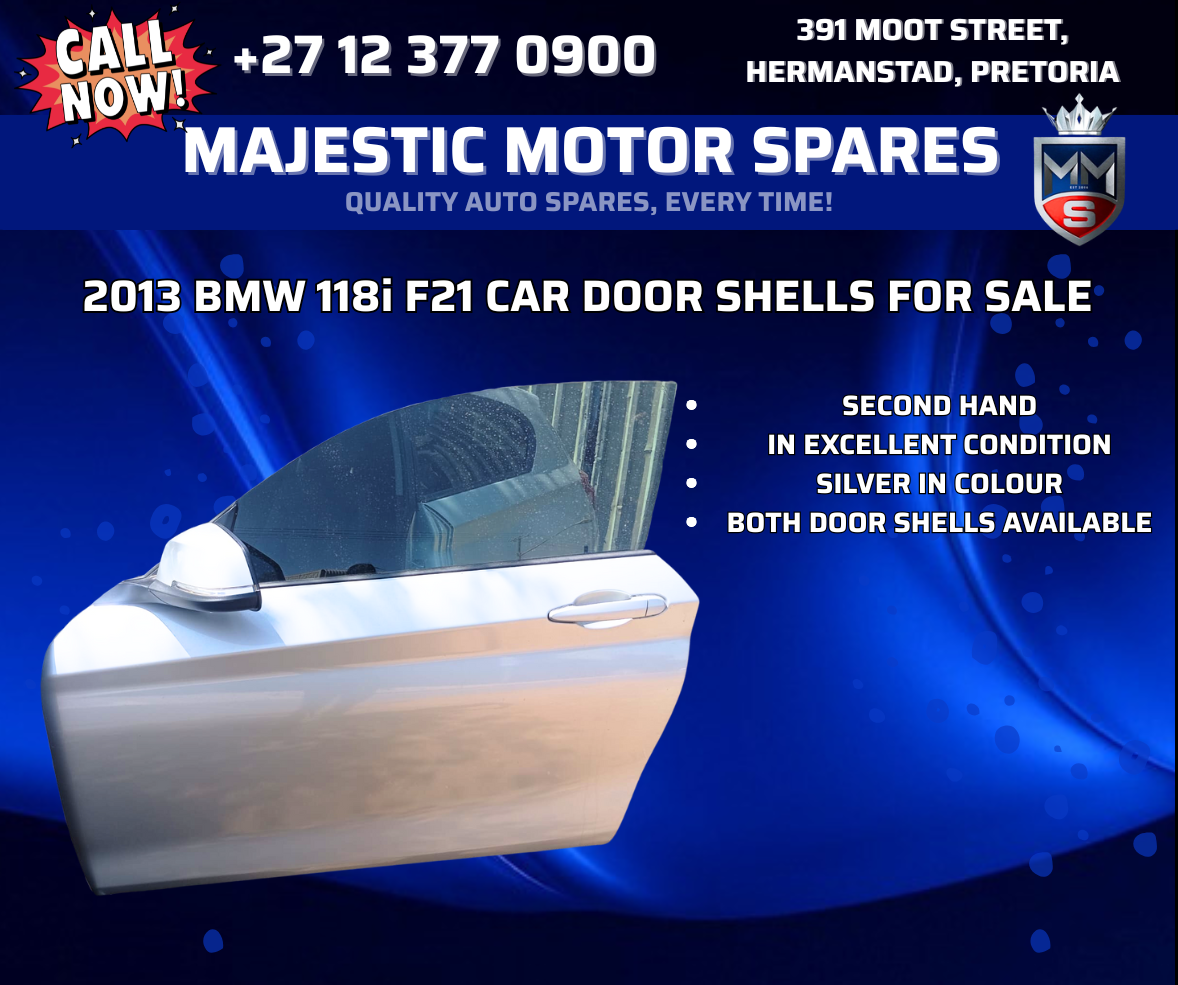 2013 BMW 118i F21 Door Shells – Used For Sale - Private Seller 2013 BMW 118i F21 Door Shells – Used For Sale - Private Seller