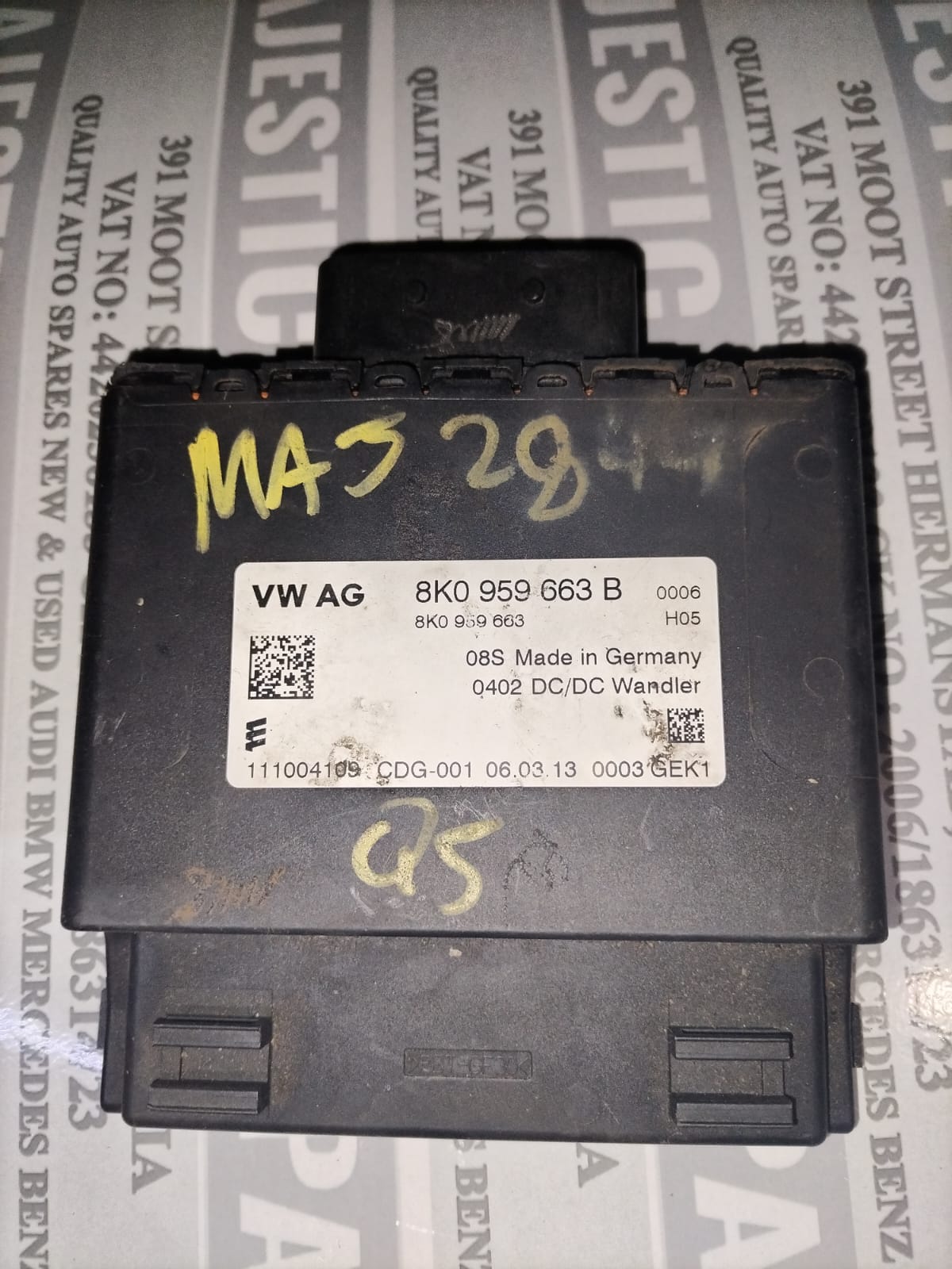 Audi Q5 voltage regulator for sale used Audi Q5 voltage regulator for sale used