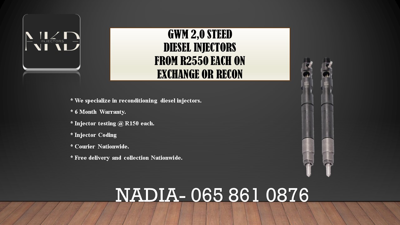 DIESEL INJECTORS FOR SALE OR RECON GWM STEED 5 P-SERIES - Private Seller DIESEL INJECTORS FOR SALE OR RECON GWM STEED 5 P-SERIES - Private Seller