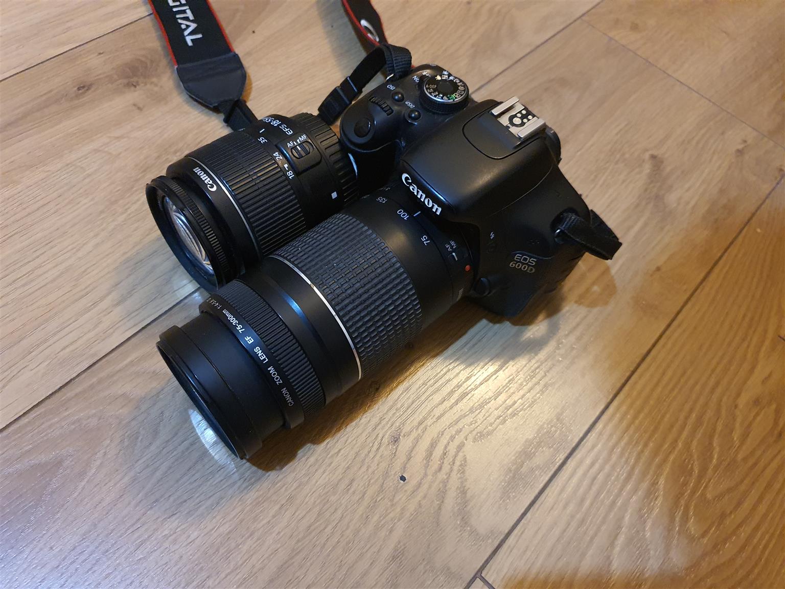 Bargain Canon EOS 600D Camera with Zoom lens Photo&Video function Build in Flash
