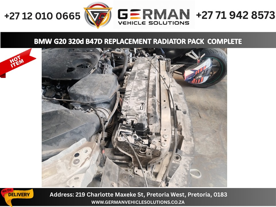 BMW g20 320d radiator pack complete b47d BMW g20 320d radiator pack complete b47d