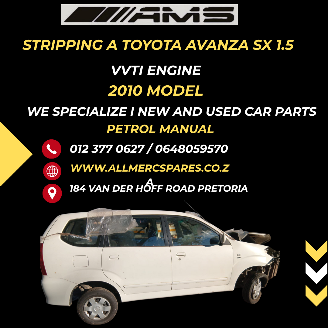 STRIPPING TOYOTA AVANZA SX 1.5 FOR SPARES