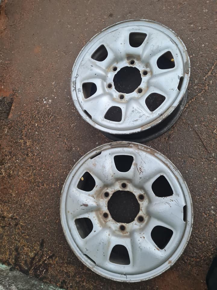 Toyota srx original stardard steal rims size 16 each