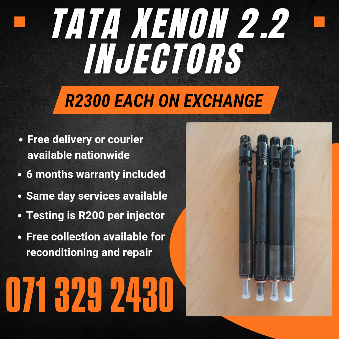 TATA XENON 2.2 INJECTORS FOR SALE WITH WARRANTY - Private Seller TATA XENON 2.2 INJECTORS FOR SALE WITH WARRANTY - Private Seller
