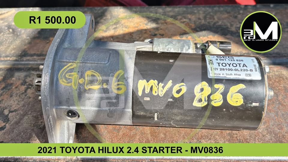 2021 TOYOTA HILUX 2.4 STARTER – MV0836