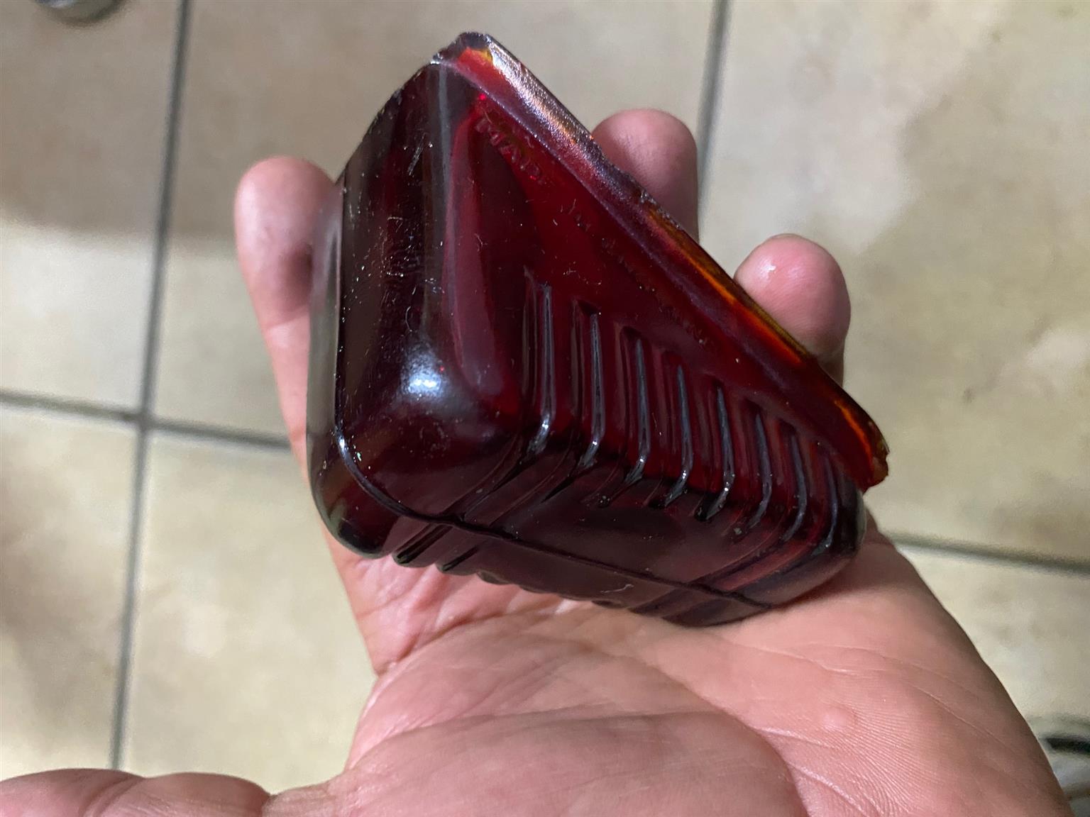 Tail light lens stop original Lucas L471