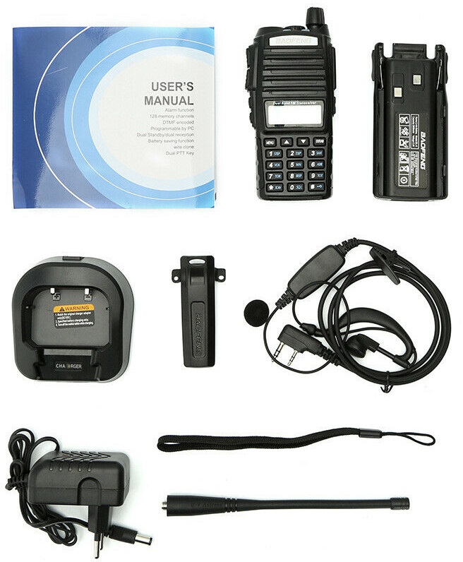 Walkie Talkie VHF UHF Dual Band Two Way Radios / Transceivers. Brand New Products